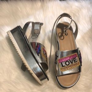 Aldo low wedge sandal